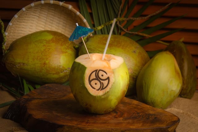 Fresh Young Coconut.
