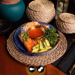 King Salmon Vermicelli / Bún Cá Hồi Vua