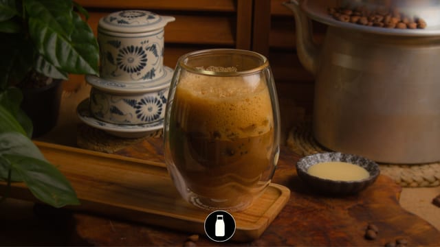 Vietnamese Coffee with Condensed Milk / Cà Phê Sữa.