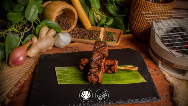 Mac Khen Beef Skewers / Bò Xiên Nướng Mắc Khén.